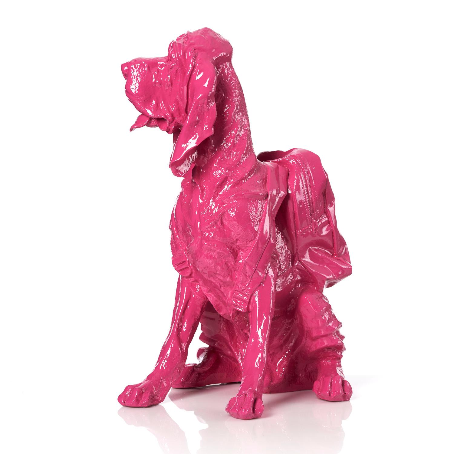 Cloned Bloodhound with Backpack (pink) 1