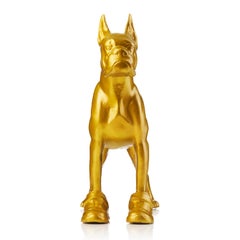 Cloned Bulldog with pet bottle