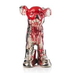 Cloned Chihuahua with colored head.