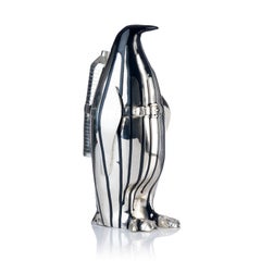 Cloned Penguin mit Haustierflasche (schwarz) 