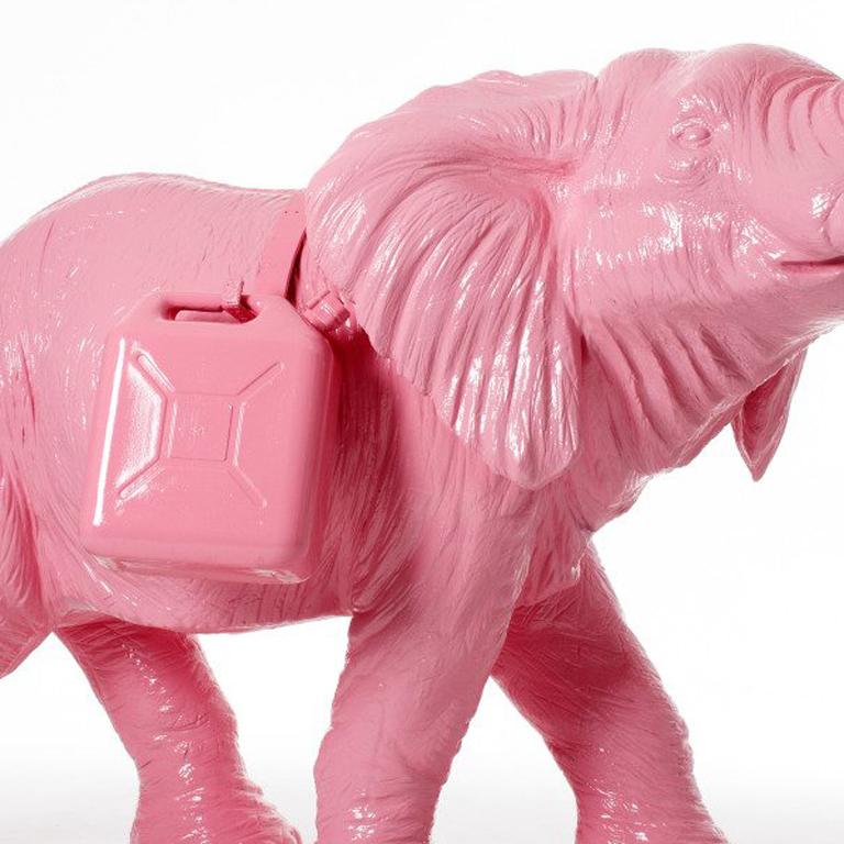 pink elephant figurine