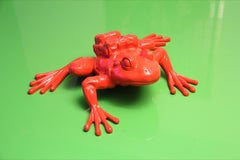 Cloned RED Aluminum FROG with backpack