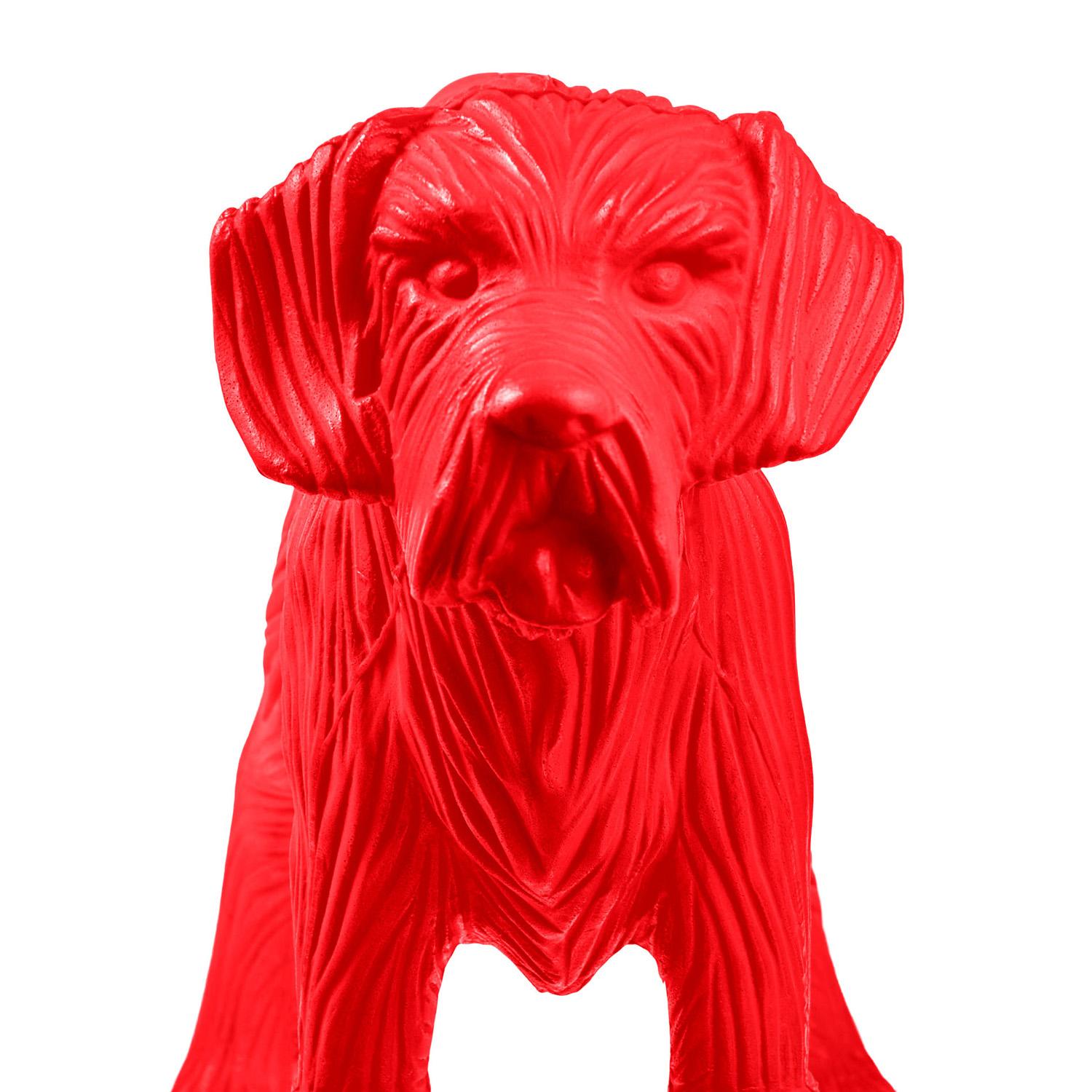 Cloned Schnauzer with water bottle  - Sculpture by William Sweetlove