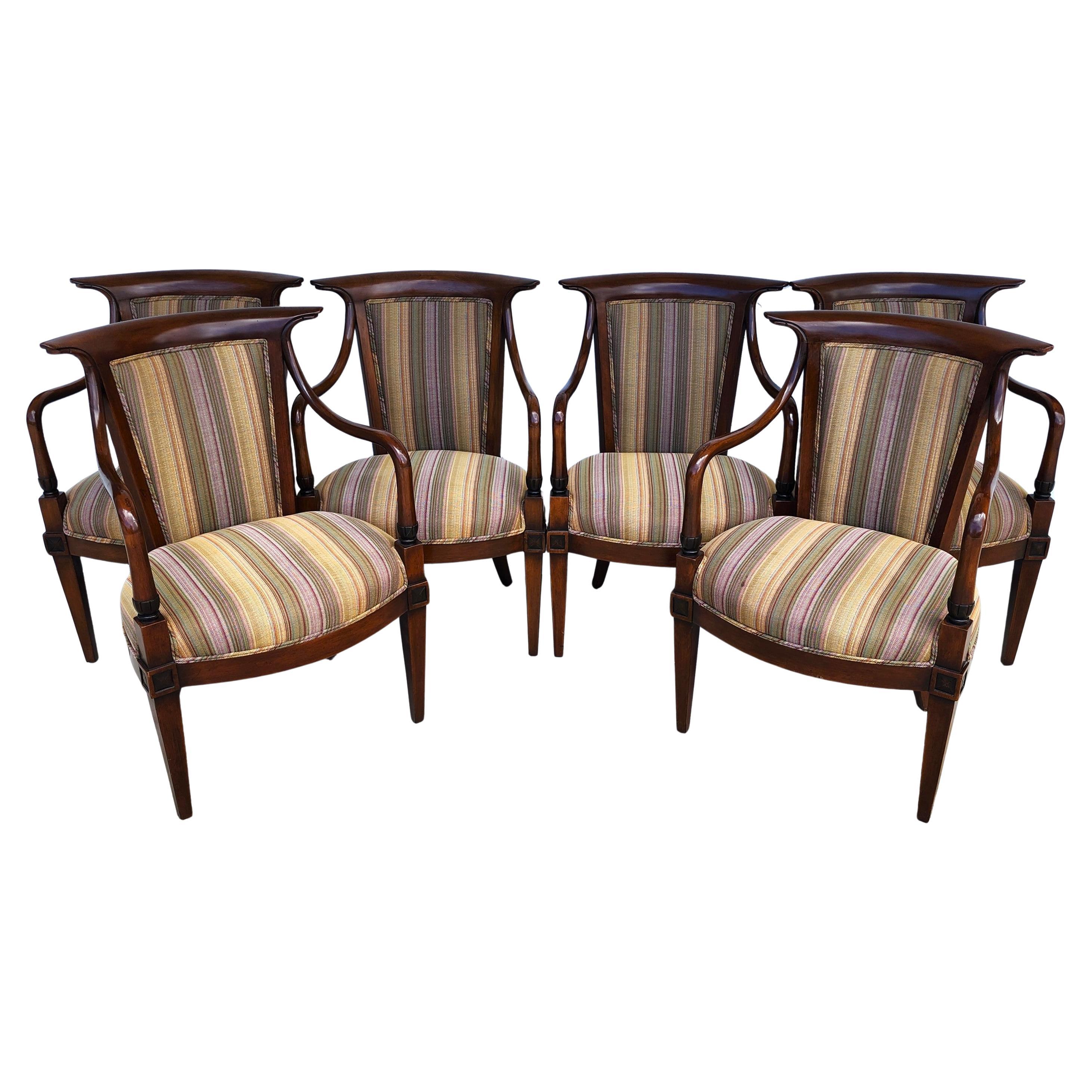 William Switzer Dining Chairs French Empire Set of 6