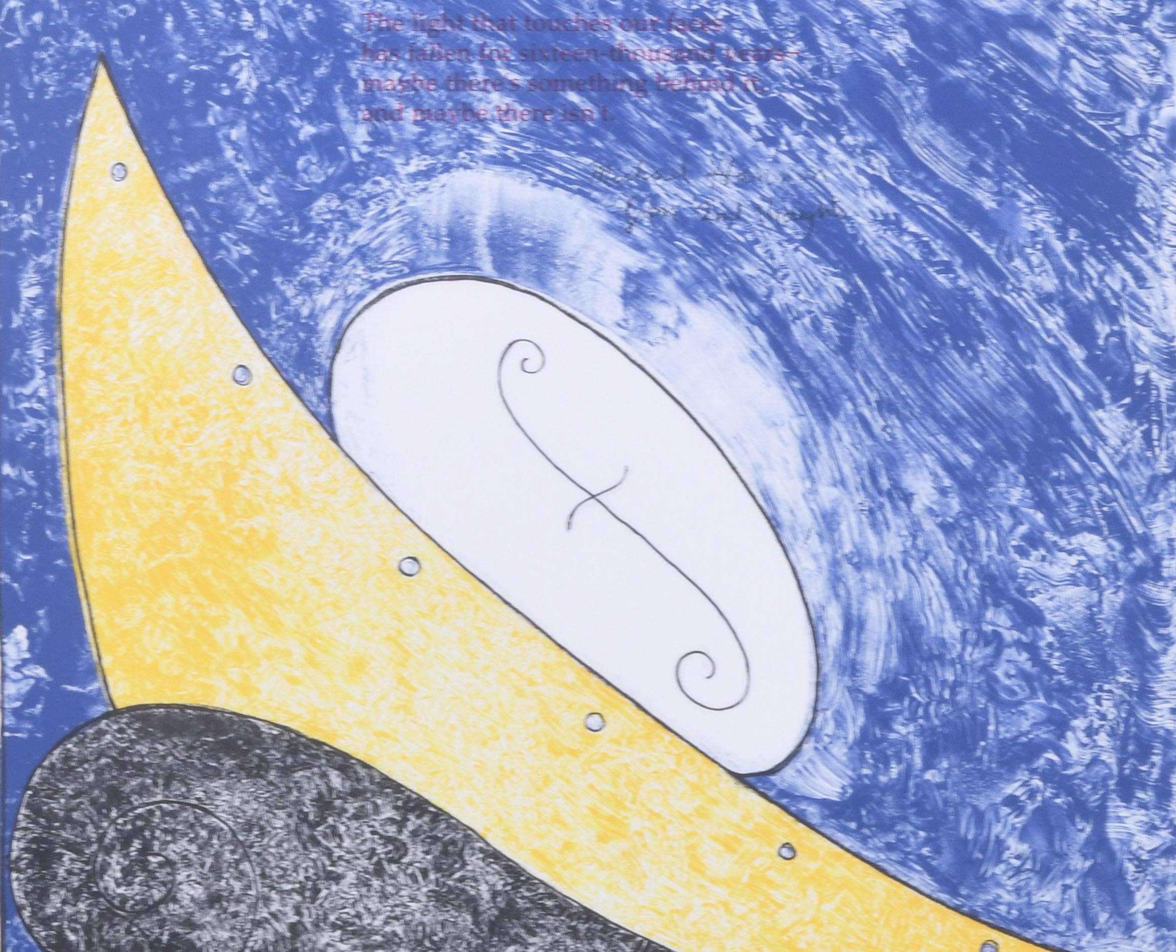 Deneb
Color lithograph on BFK Rives, 1996
Signed and dated in pencil lower right 
Titled and inscribed 