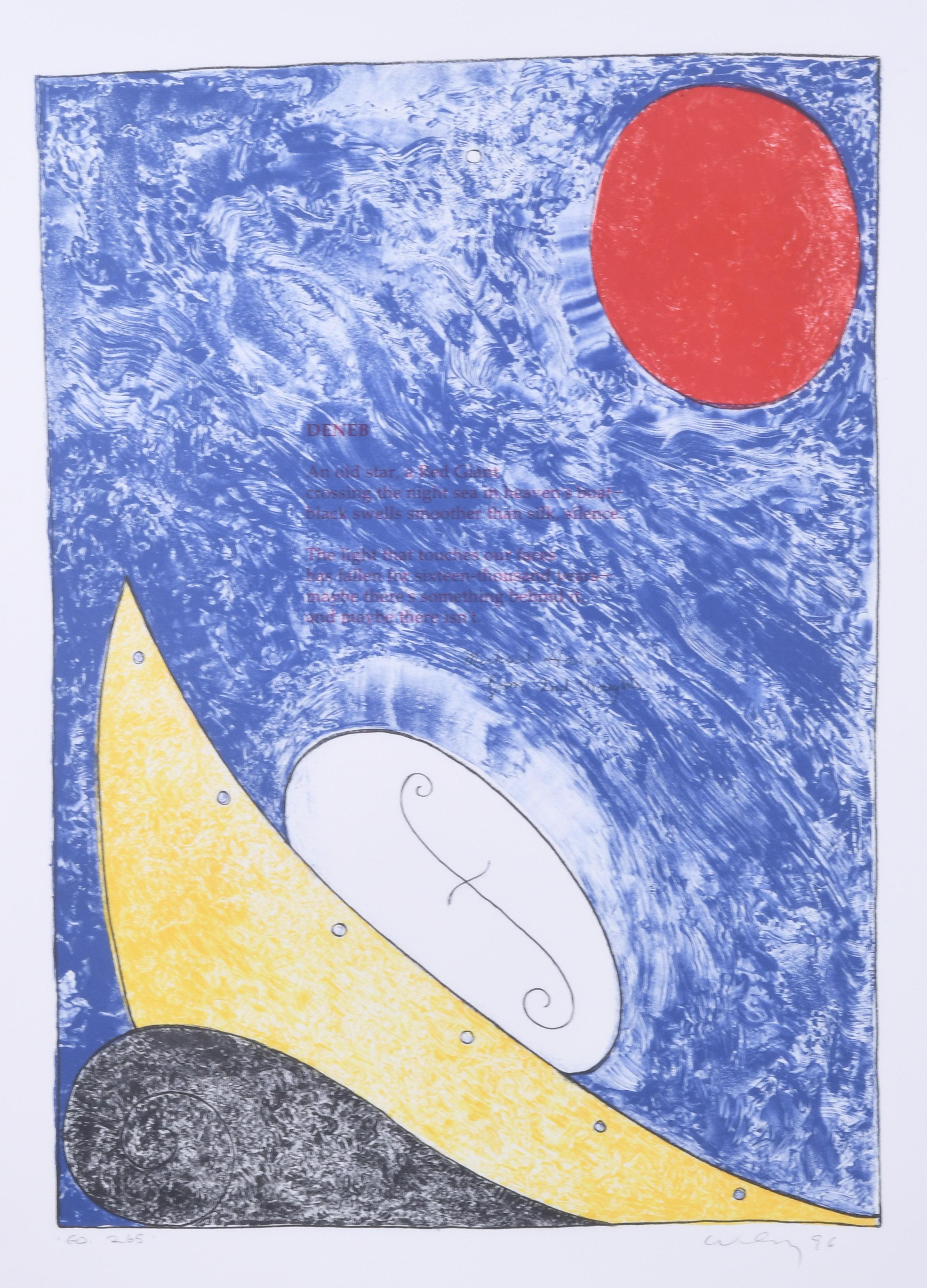 William T. Wiley Abstract Print - Deneb