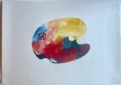 William T. Williams - Monoprint firmato a mano O.T.P.A.G. (On The Page Anything Goes)