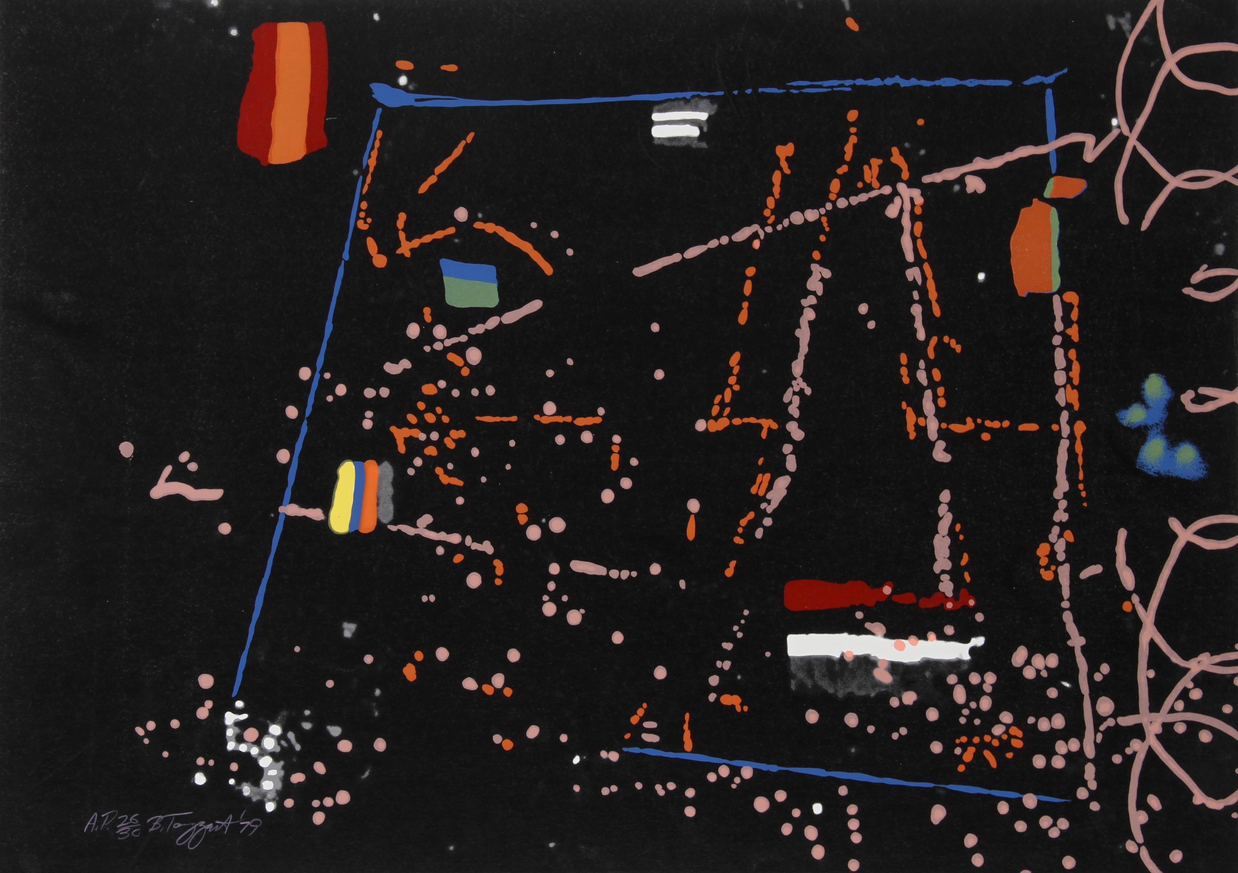 Artista: William Taggart, americano (1936-2007)
Titolo: Non identificato #1 - Spirale nera
Anno: 1979
Medio: Serigrafia, firmata e numerata a matita
Edizione: 200, 30 AP
Formato carta: 24 x 33,4 pollici (60,96 cm x 84,84 cm)