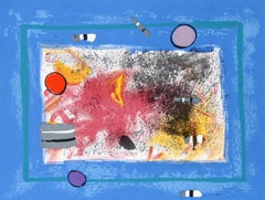 Versatile #1, Blue Serigraph by William Taggart