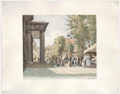 William Tatton Winter (1855-1928) - Early 20th Century Etching, Salisbury Market