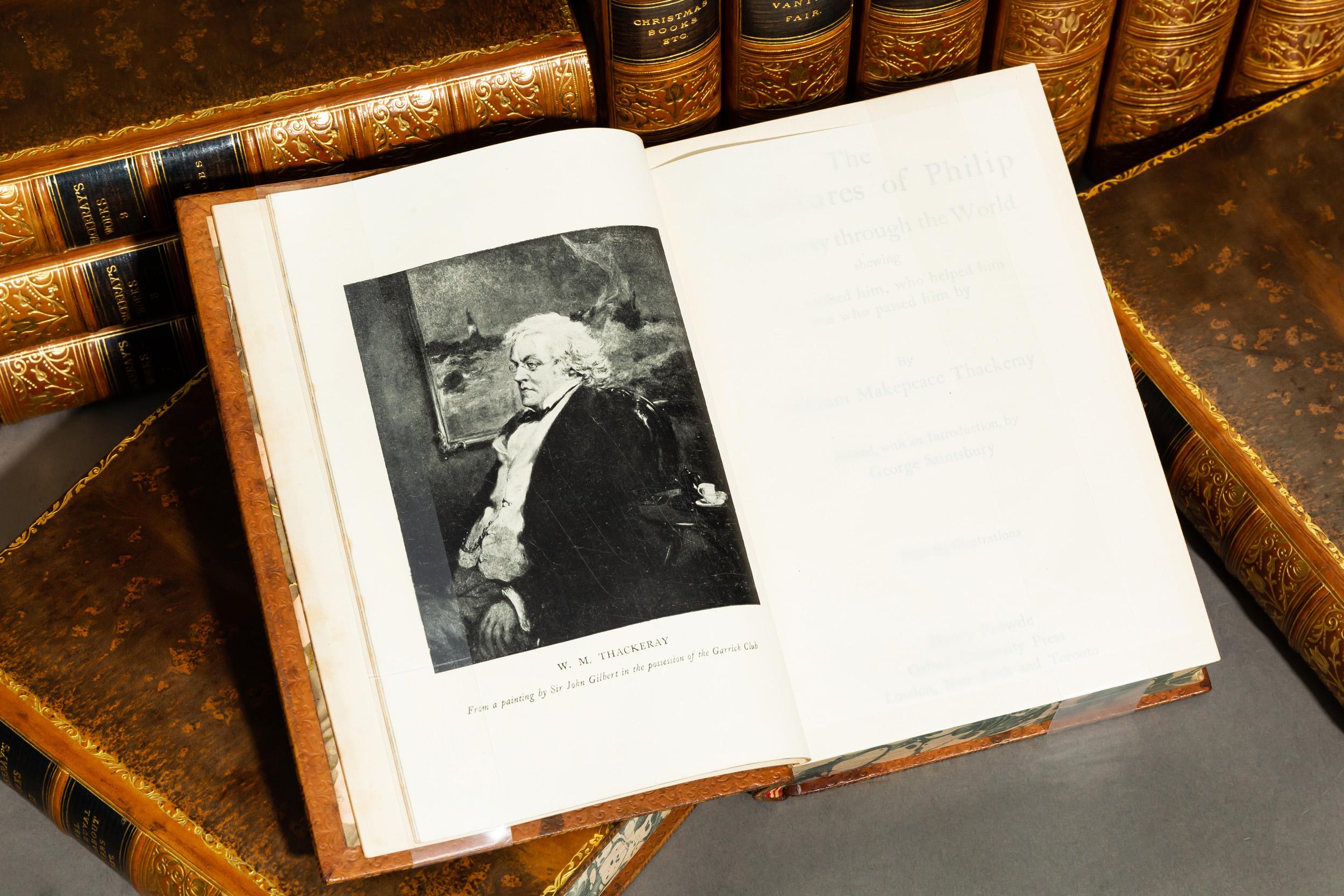 William Thackeray, Complete Works In Good Condition In New York, NY