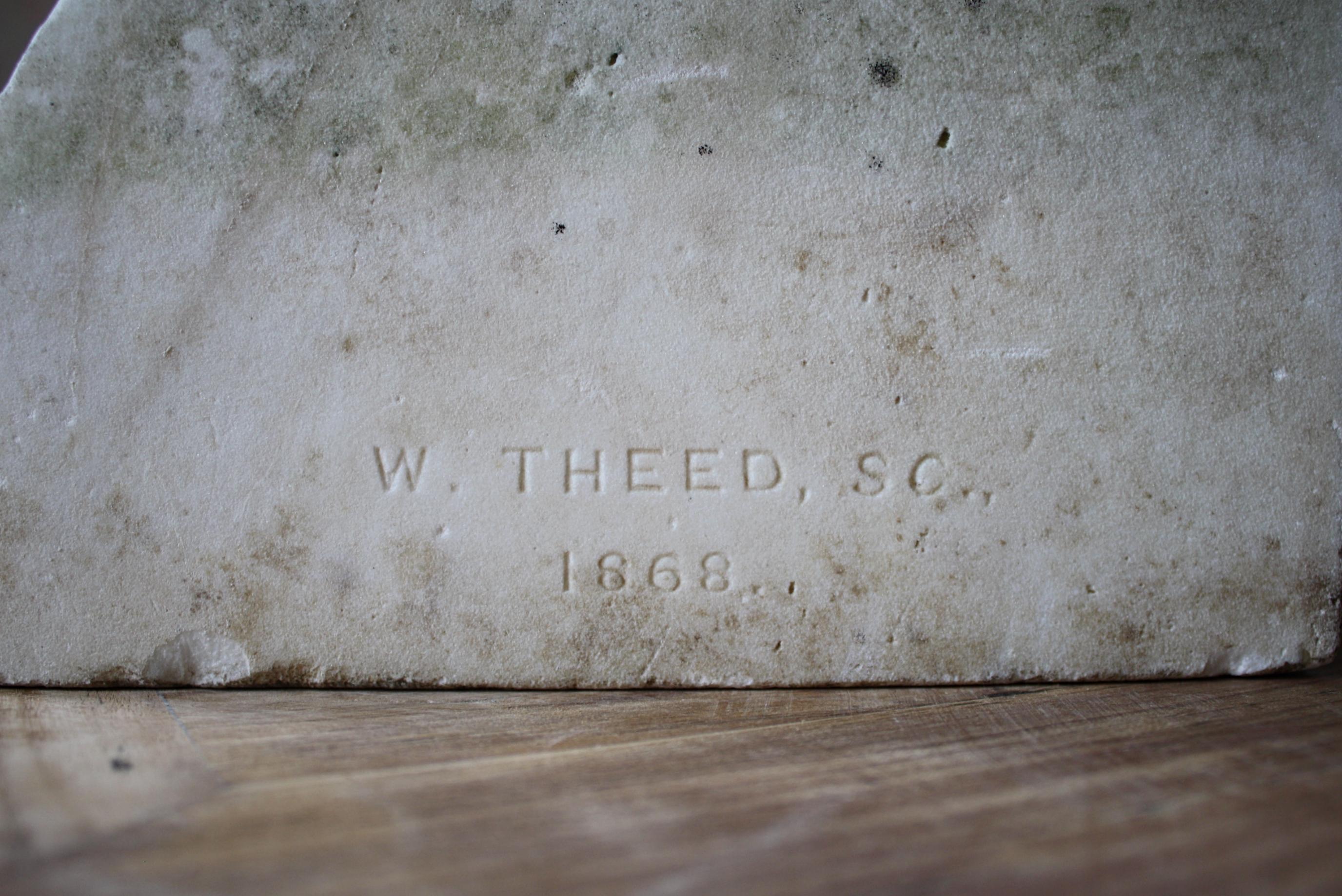 William Theed, der Jüngereere 1804-91, Marmorbüste von William Ewart Gladstone 1868  im Angebot 2