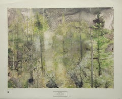 "September Woods" by William Thon. Litho Print New York Graphic Society, 1979. 