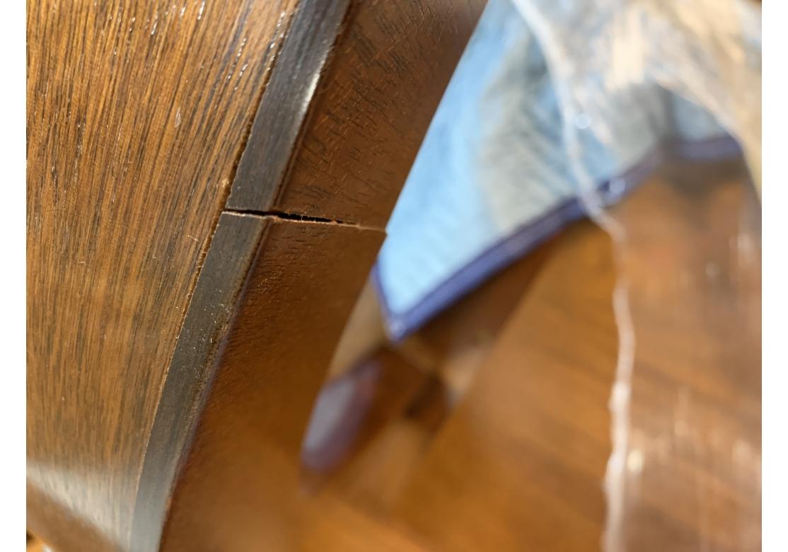 William Tillman Attributed Mahogany Circular Dining Table With Extension Leaves For Sale 9