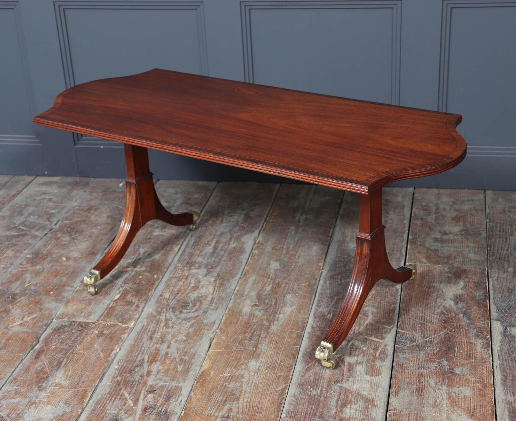 William Tillman Mahogany Coffee Table with Sabre Legs, c. 1960s For Sale 5