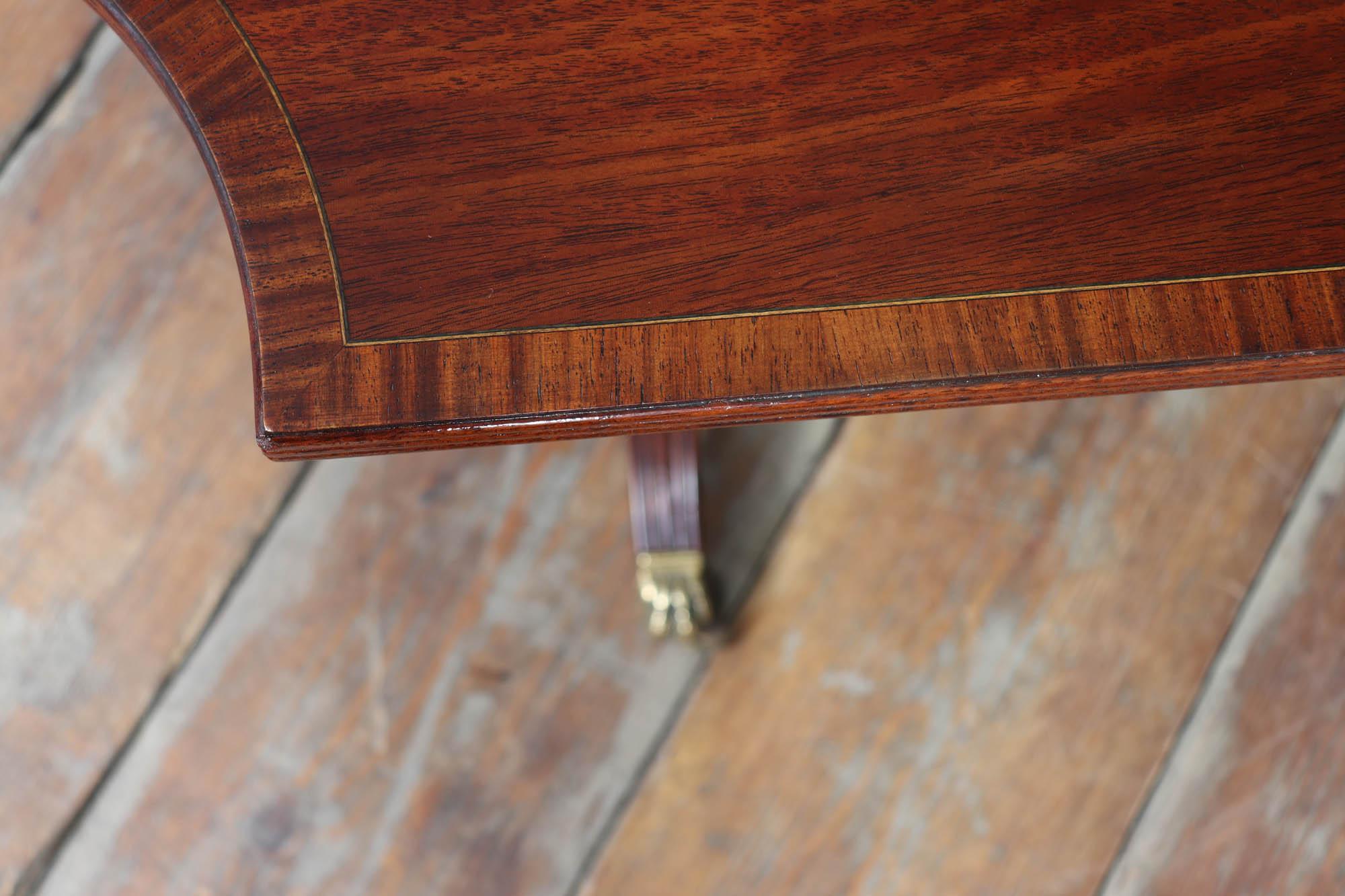 William Tillman Mahogany Coffee Table with Sabre Legs, c. 1960s For Sale 9