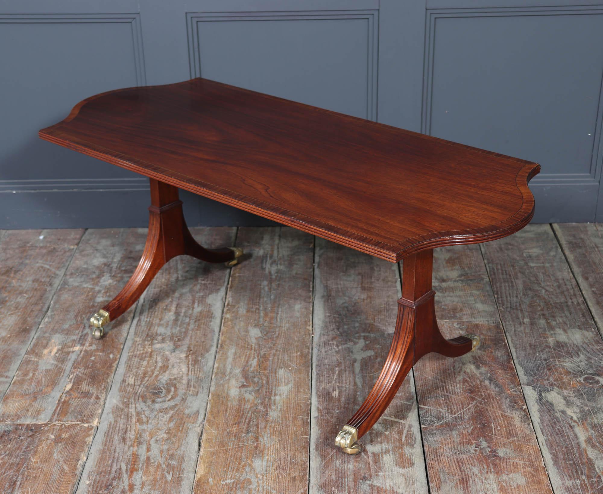 William Tillman Mahogany Coffee Table with Sabre Legs, c. 1960s For Sale 10