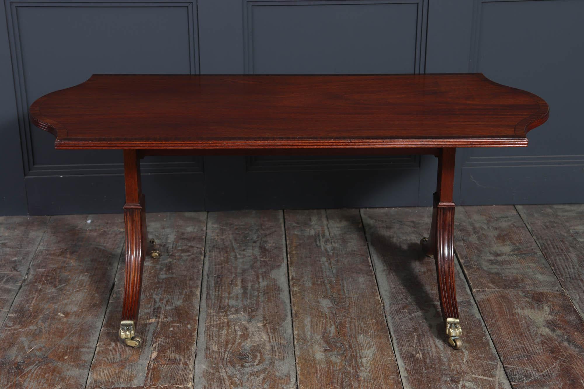 William Tillman Mahogany Coffee Table with Sabre Legs, c. 1960s In Excellent Condition For Sale In Paddock Wood Tonbridge, GB