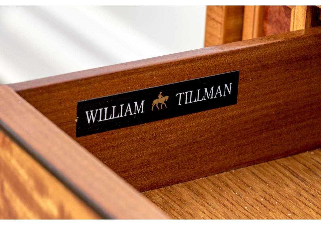 William Tillman Regency Style Mahogany And Satinwood Cross Banded Sofa Table im Angebot 12