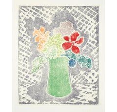 The Linthorpe Vase, from York Vases, Woodblock Print by William Tillyer, 1981