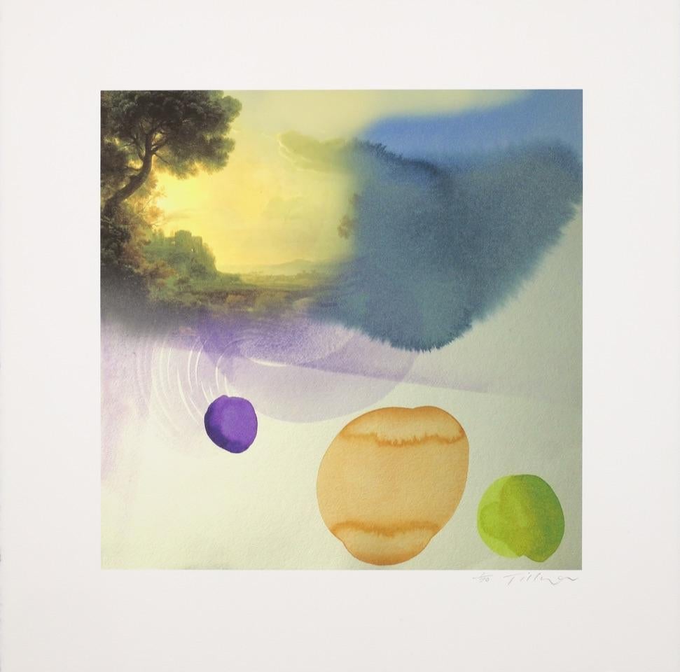 Abstract Print William Tillyer - Zephyr -Claude, 2019, Imprimé Giclee