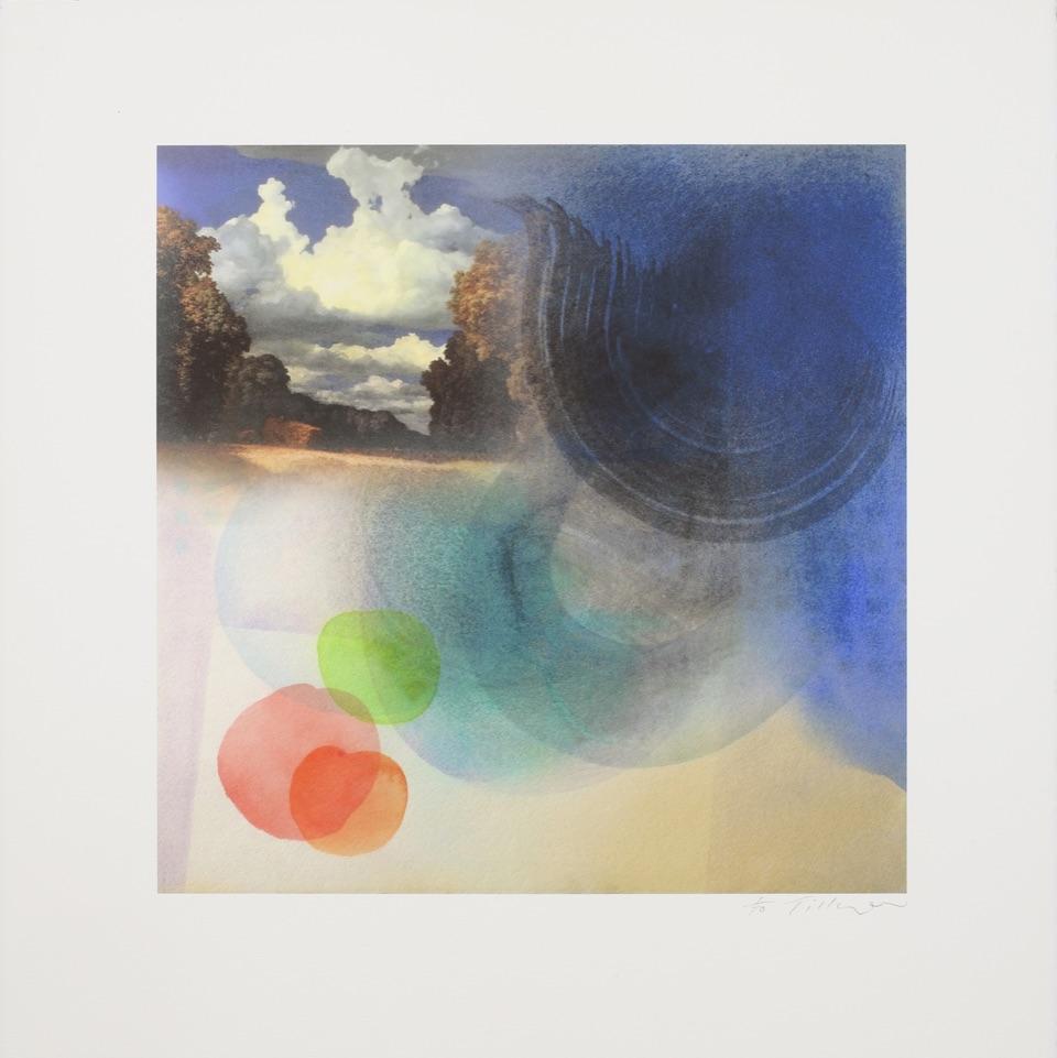 William Tillyer Abstract Print - Zephyr - Stratos Cumulus, 2019, Giclee Print