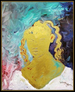 William Tolliver Painting Oil On Canvas Original Female Painting Signed Artwork