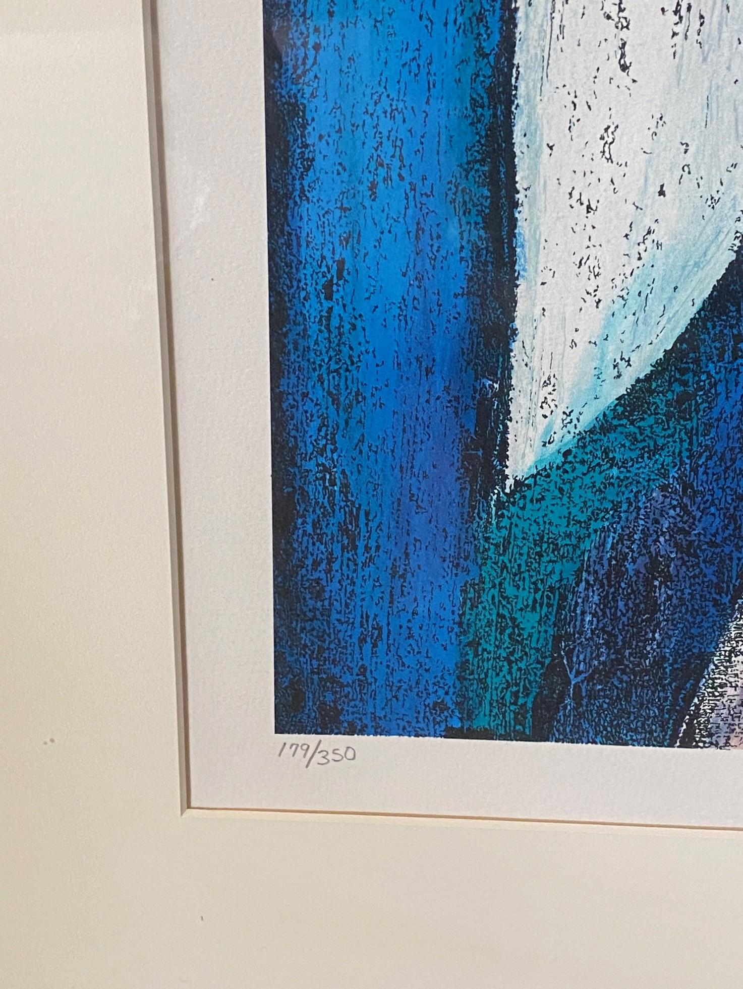 William Tolliver Edición Limitada Firmada Serigrafía Abstracta Belleza Natural en venta 3