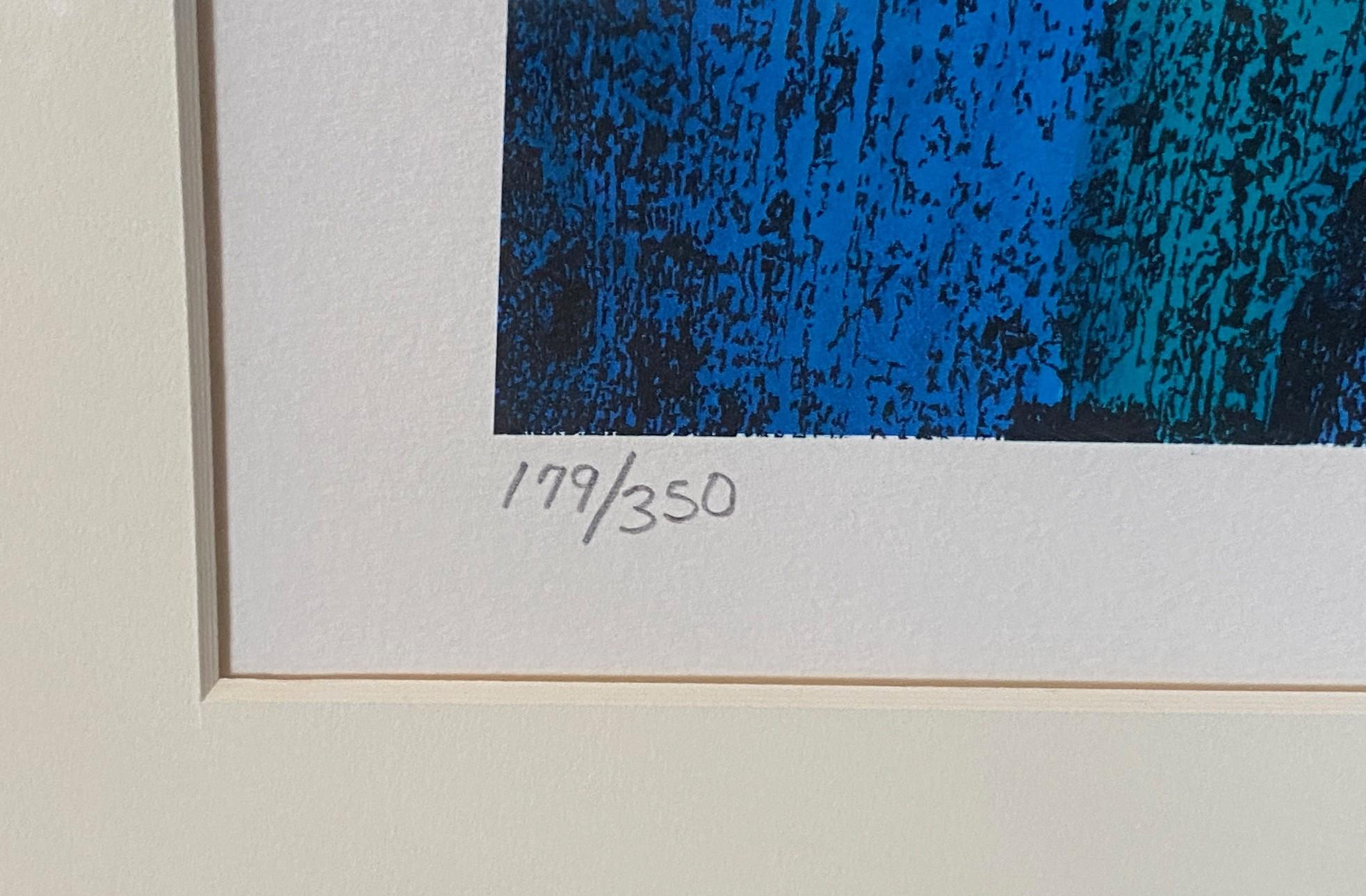 William Tolliver Edición Limitada Firmada Serigrafía Abstracta Belleza Natural en venta 7
