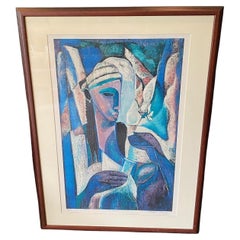 William Tolliver Edición Limitada Firmada Serigrafía Abstracta Belleza Natural