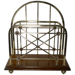 William Tonks for the Savoy Grill, London, Magazine Rack, circa 1910