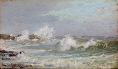 After a South Eastern, Newport Oil Painting on Wood Panel, Framed, 6x9