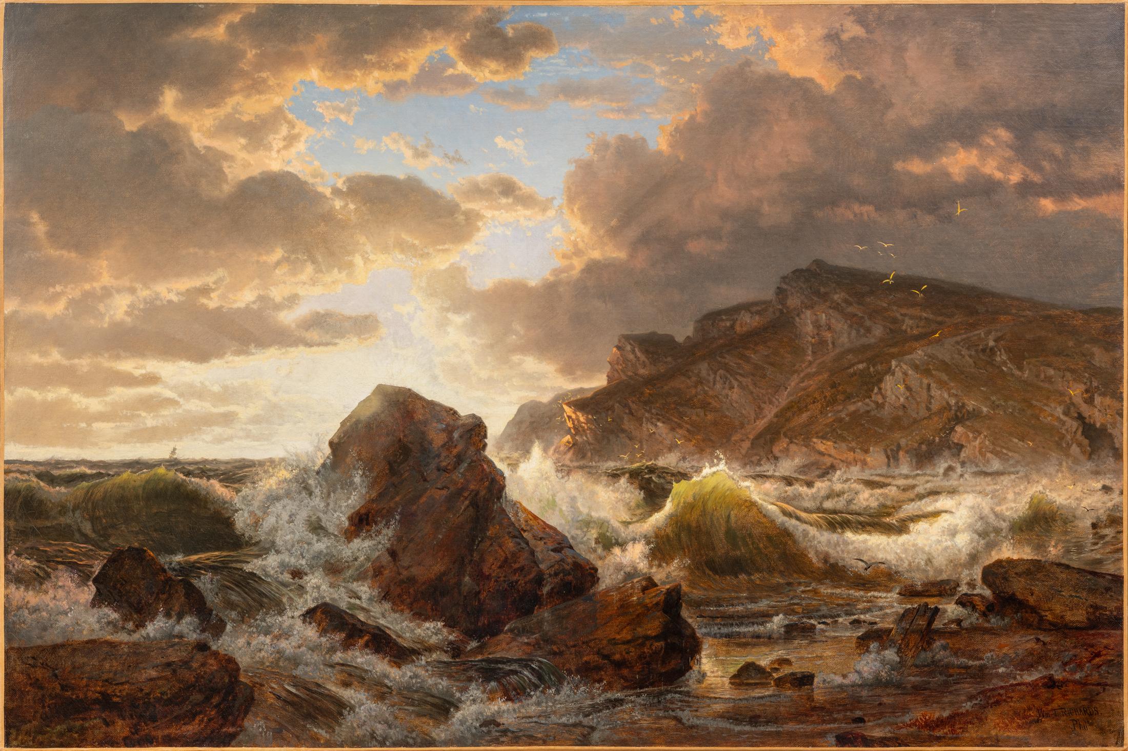 Escena costera - Painting de William Trost Richards