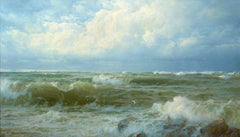 William Trost Richards - Rolling Surf, 1900 Rolling Surf, 1900