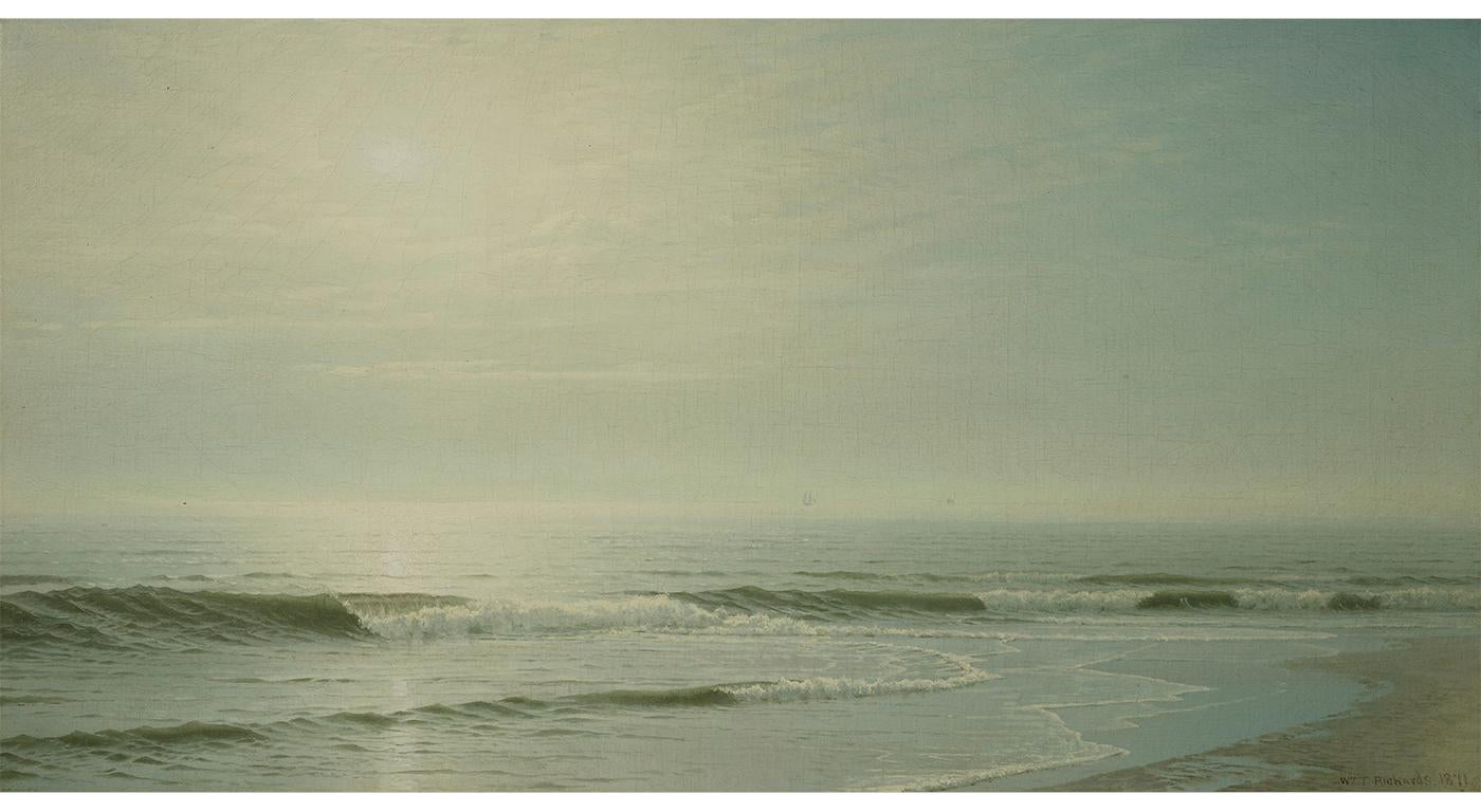 William Trost Richards Landscape Painting - Seascape near Atlantic City