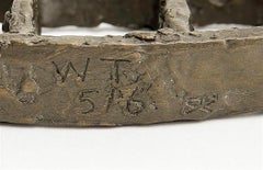 The Promise, original signed bronze sculpture by renowned British - US sculptor