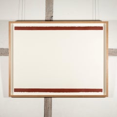 The Fugue Suite VI - 20th C Abstract Minimalist Screenprint by William Turnbull