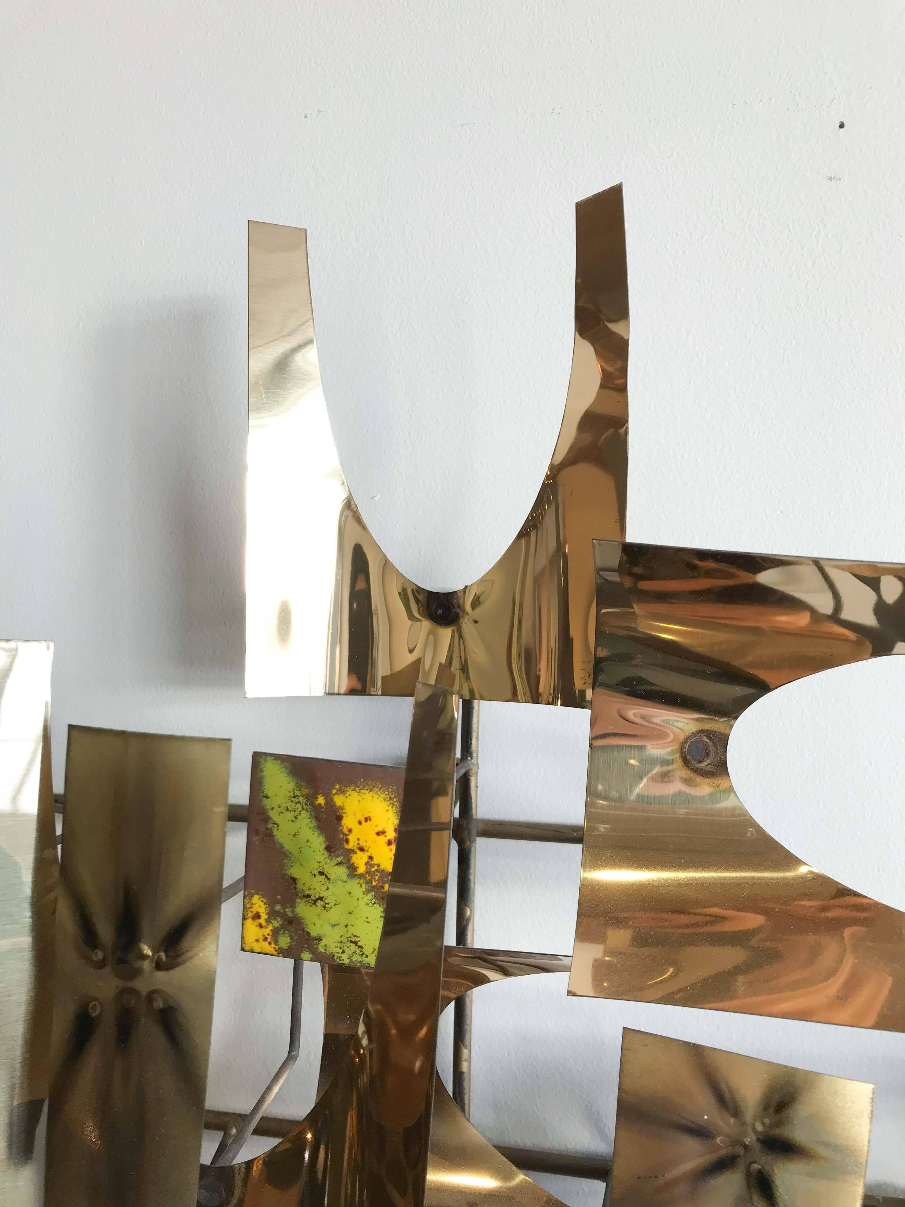 American William Vose for Curtis Jere Studios Wall Sculpture