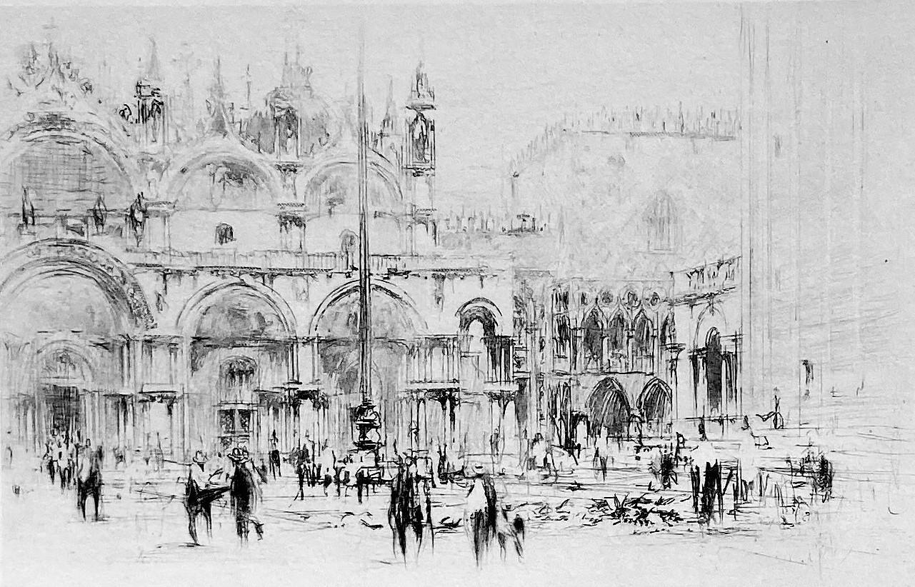 San Marco [Venice]. - Print by William Walcot, R.E., Hon.R.I.B.A.