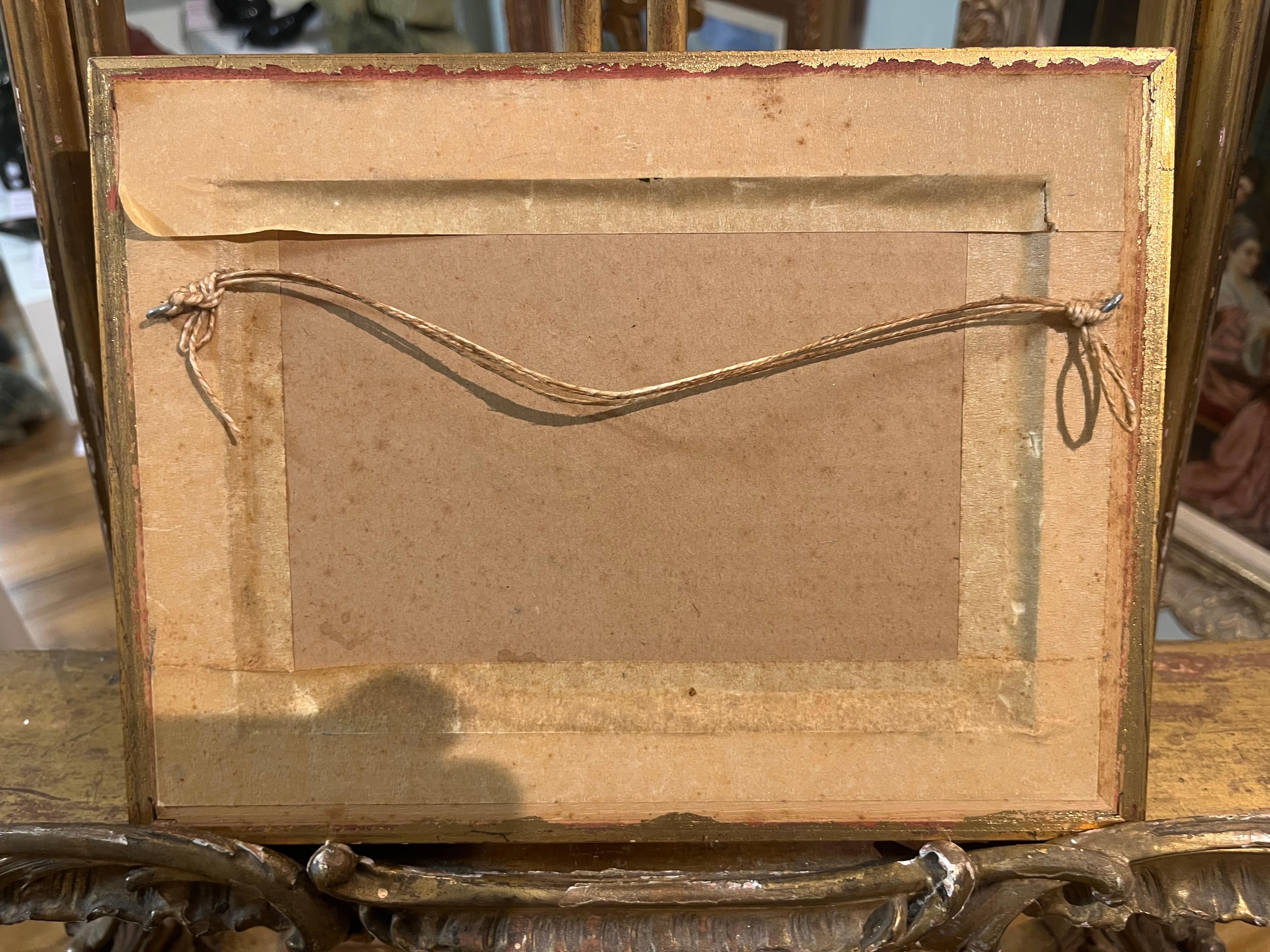 PINTURA AL ÓLEO Pequeña de William R Wall  (PIEZA DEL SIGLO XIX DE LA NAVY ADMIRALTY en venta 12
