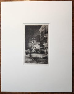 Hippodrome, 1910 Etching, New York City History, NYC