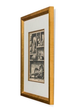 William Ward Beecher Lithograph Still Life, Titled: "Seance"