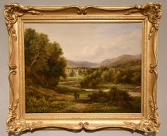 Oil Painting by William Ward Gill "Tintern Abbey"