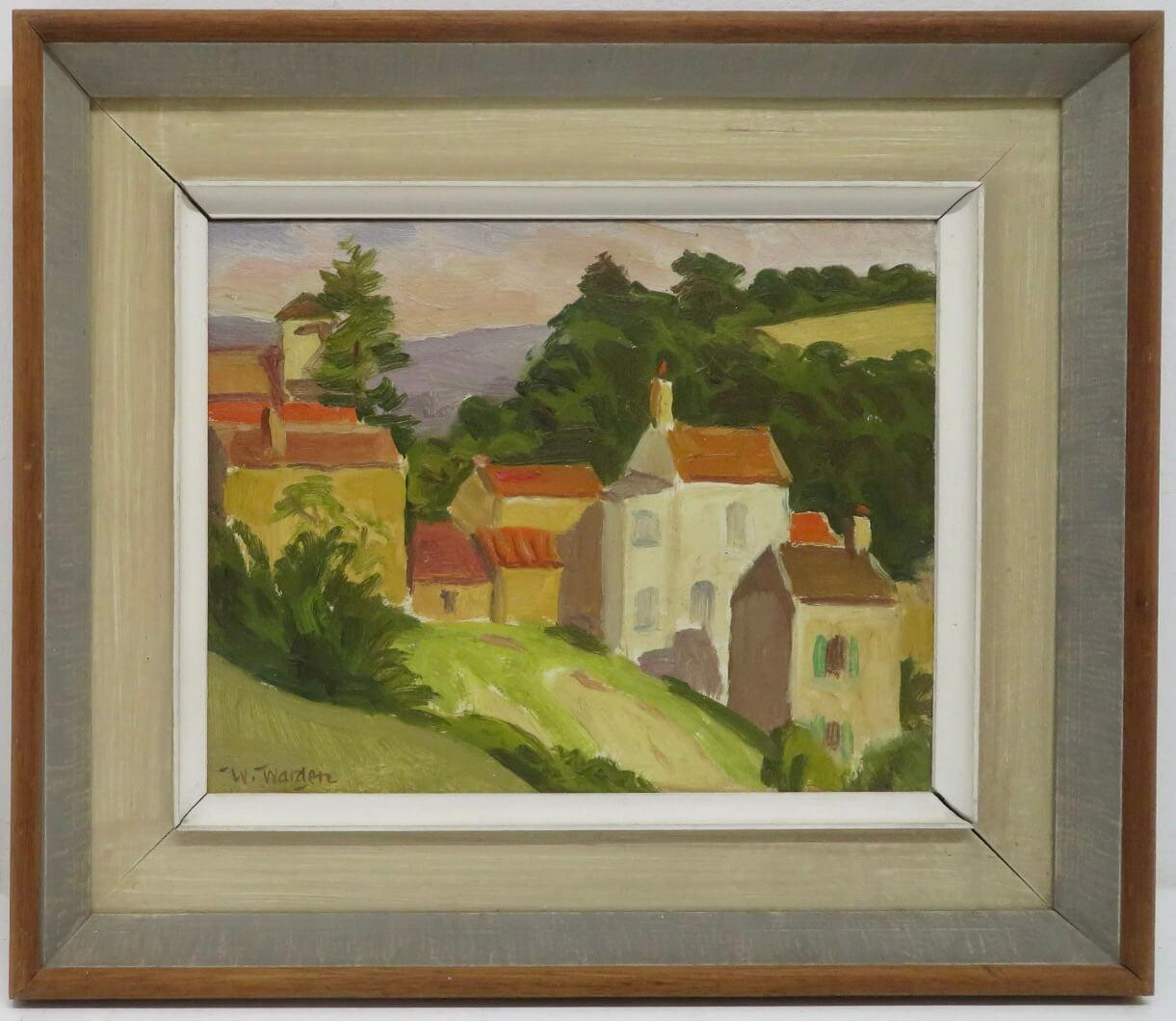 William Warden Original post impressionist oil painting France