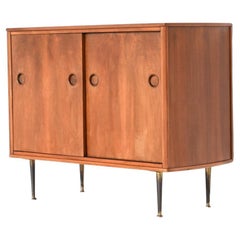 William Watting cabinet walnut wood Fristho Franeker The Netherlands 1960