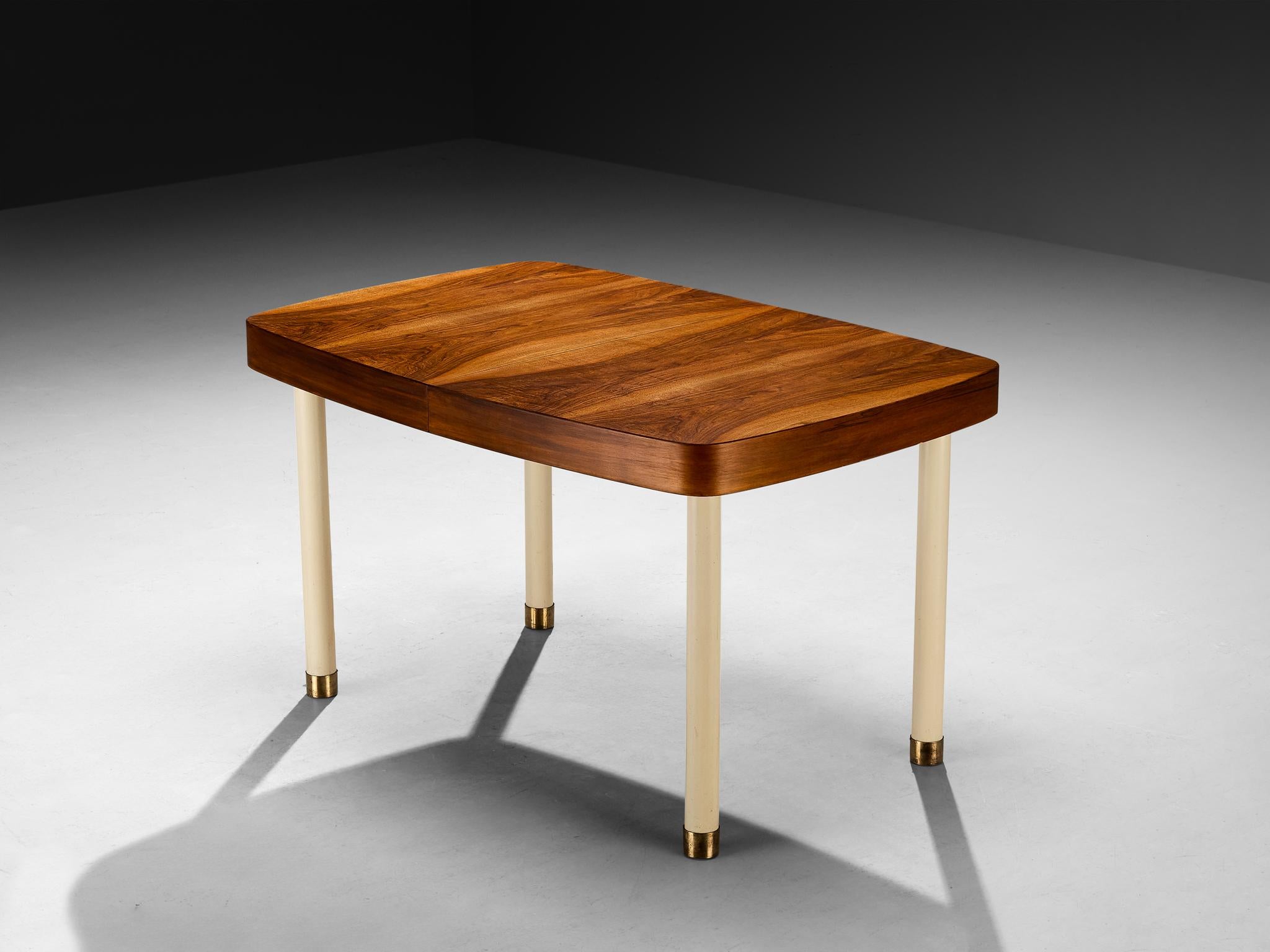Table de salle à manger en noyer William Watting Bon état - En vente à Waalwijk, NL