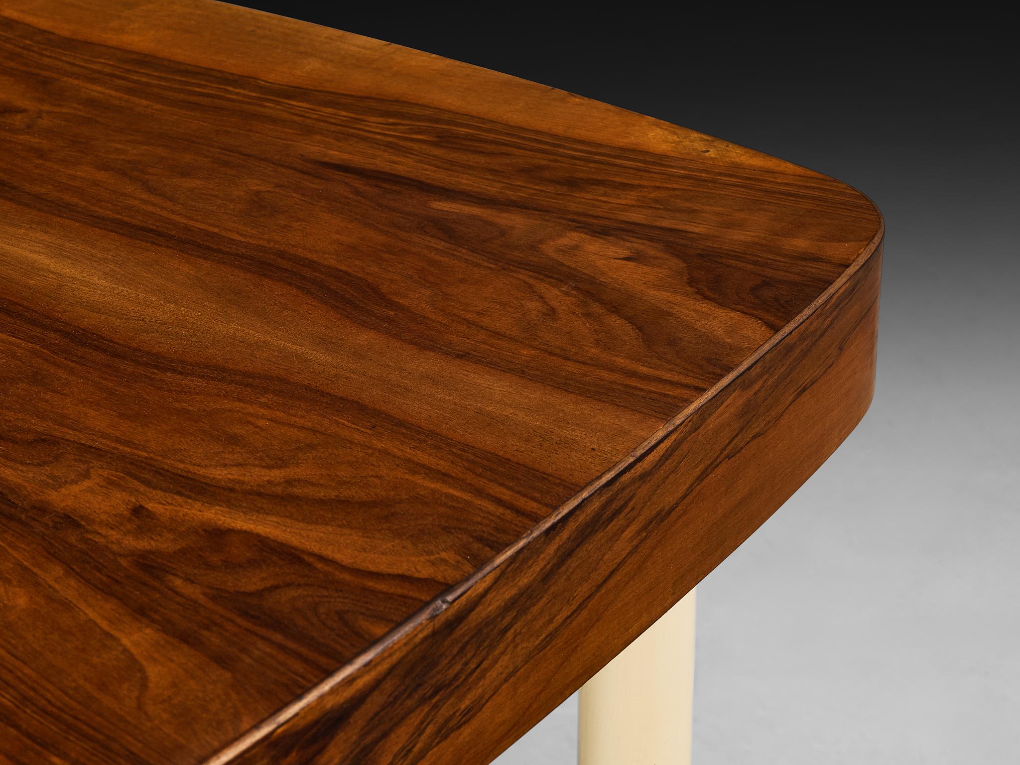 Métal Table de salle à manger en noyer William Watting en vente
