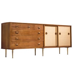 Vintage William Watting for Fristho Cabinet in Teak and Brass