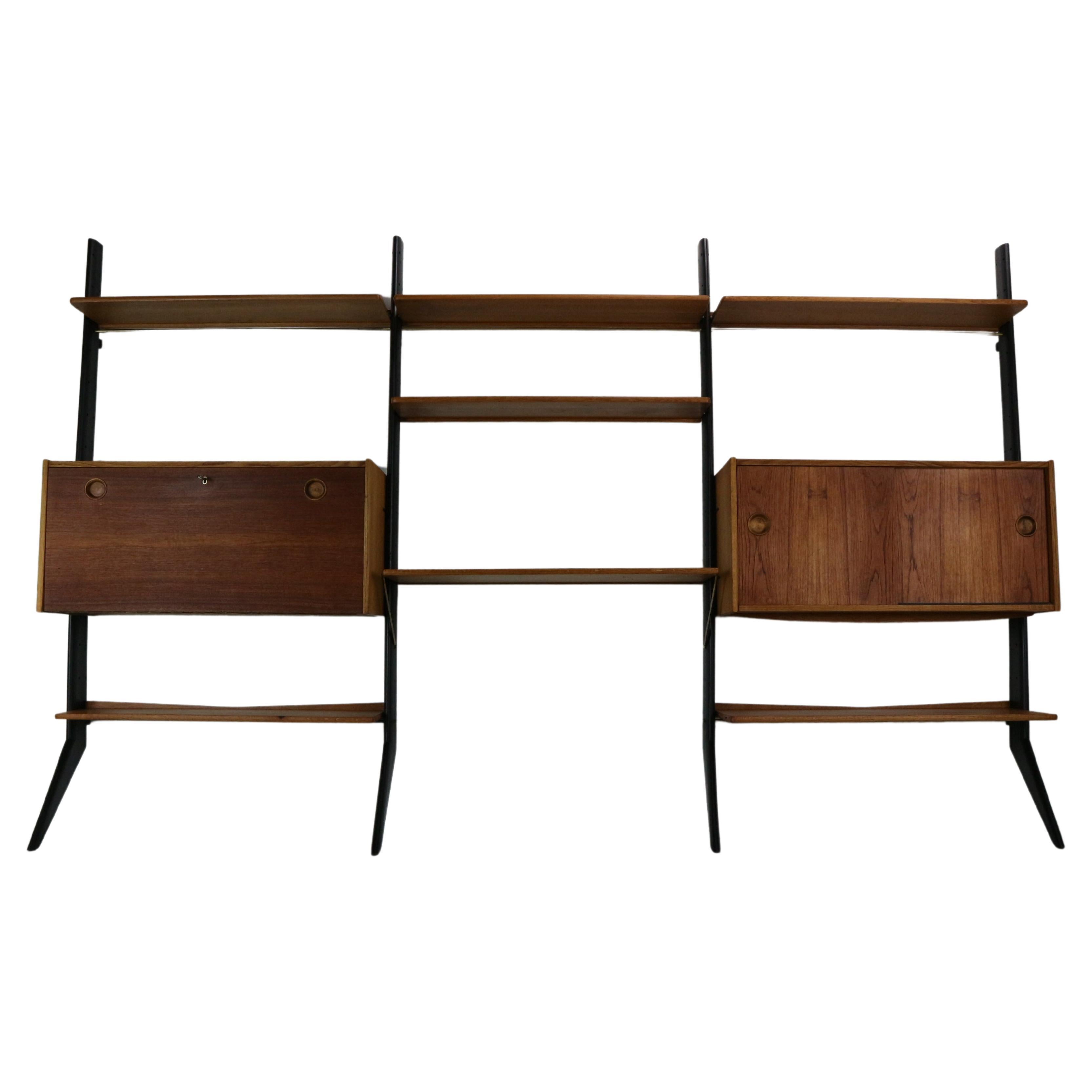 William Watting  Free Standing Modular Wall unit, 1960s the Netherlands For Sale