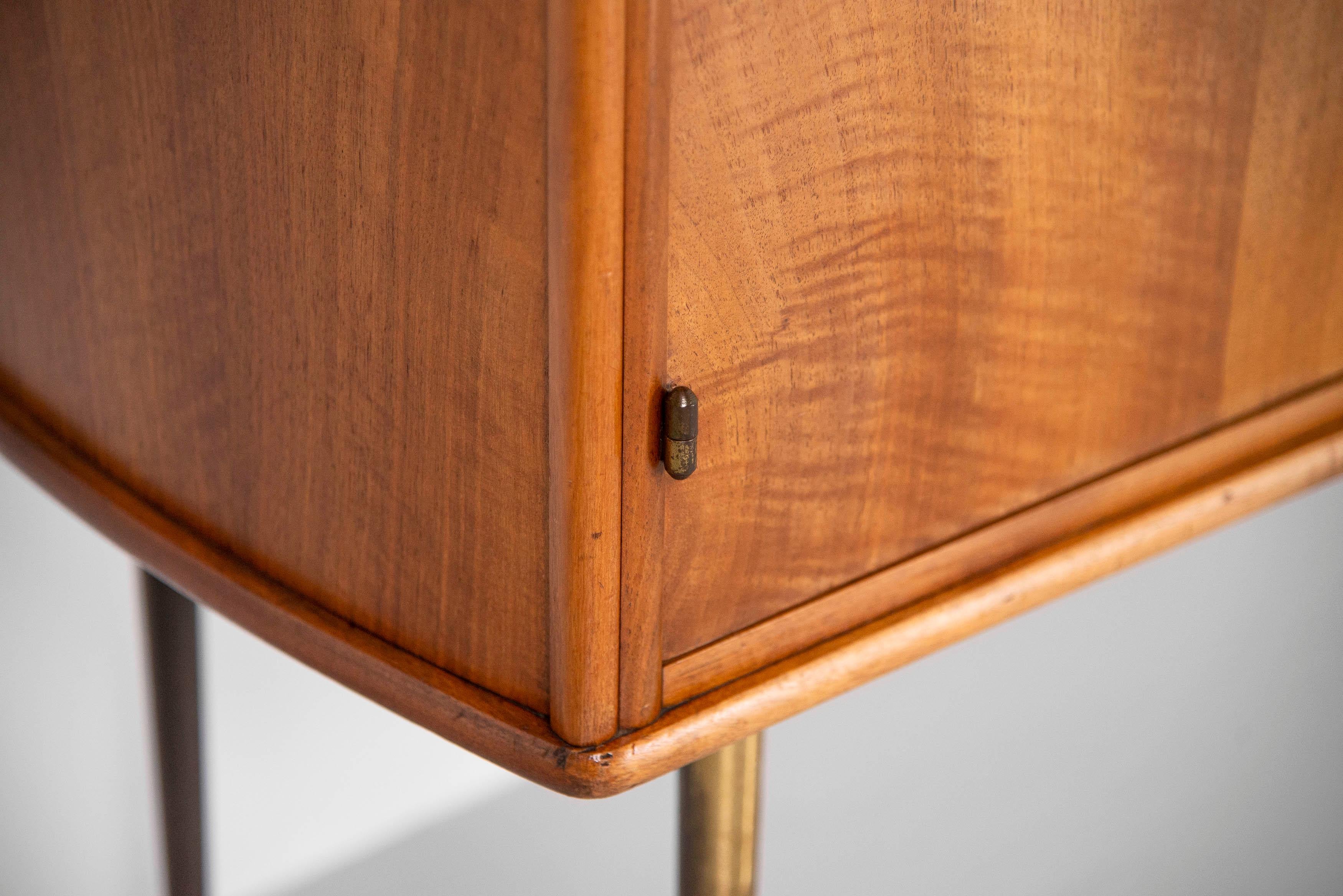 William Watting High Walnut Credenza Holland, 1956 4